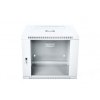 Digitus Szafa wisząca dwusekcyjna 19 9U 501/600/550mm, drzwi szklane, szara (RAL 7035), zmontowana